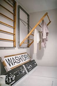 Image result for Wall Laundry Rack