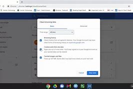 Image result for Clear Cache On Chrome Book Tablet