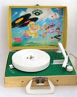 Image result for Record Player in a Trash Bin