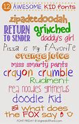 Image result for Cute Kids Fonts Free
