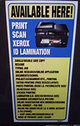 Image result for Xerox Available Here Layout