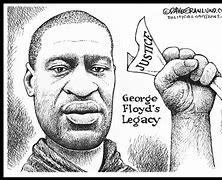 Image result for George Floyd Cartoon