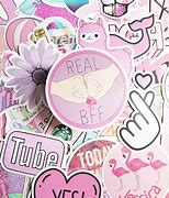 Image result for Pink Laptop Stickers