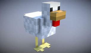 Image result for Minecraft Chicken Cartoon
