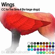 Image result for Sims 4 Wings CC
