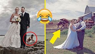 Image result for Funny Wedding Photobomb