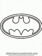 Image result for batman symbol colouring pages