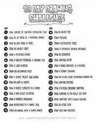 Image result for What to Draw Challenge List