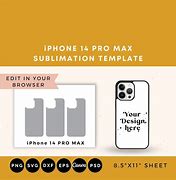Image result for iPhone 14 Pro Max Sublimation Template Free