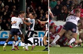 Image result for Owen Farrell Red Card Tackle