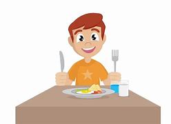 Image result for Cartoon Person Eating Breakfast