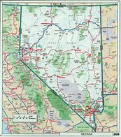 Image result for California and Nevada Road Map