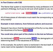 Image result for CSE Citation Example