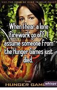 Image result for Hunger Games When Someone Dies Meme