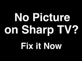 Image result for Sharp TV No Display