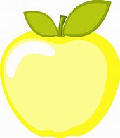 Image result for Yellow Apple Cartoon Image