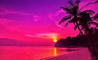 Image result for Aesthetic Pink Sunset Beaches