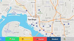 Image result for San Diego Neighborhoods Map