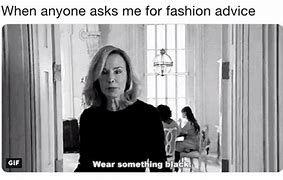 Image result for Spring Black Clothes Meme