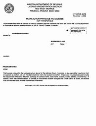 Image result for Business License AZ