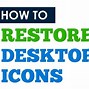 Image result for Restore My Desktop Icons