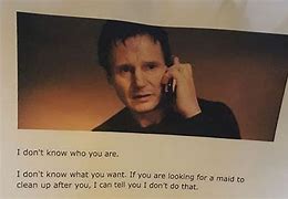 Image result for Funny Parent Notes with Liam Neeson