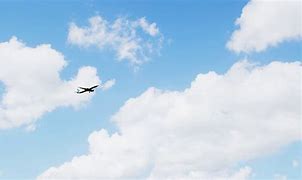 Image result for Airplane Simple Blue Sky