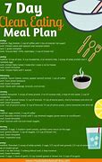 Image result for Clean Eating Meal Plan Week 1