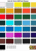 Image result for Airbrush Paint Color Chart