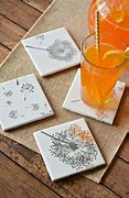 Image result for How to Make Tile Coasters