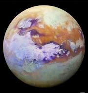 Image result for Titan Moon Visible Light