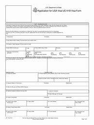 Image result for United States Visa Application Form