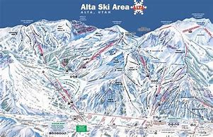 Image result for Alta Ski Resort Utah Trail Map