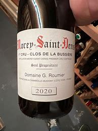 Image result for G Roumier Christophe Roumier Morey saint Denis Clos Bussiere