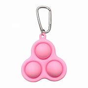 Image result for Mini Pop It Fidget Toy Keychain