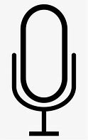 Image result for White Microphone Icon