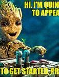 Image result for Gamora Adopts Baby Groot Memes