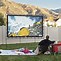 Image result for Makeshift Back Yard Projector Screen DIY