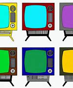 Image result for Colored TV