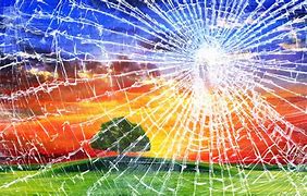 Image result for Smashed Toshiba TV Screen