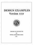 Image result for Design Examples AISC