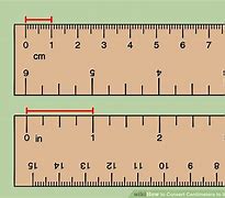 Image result for 2 Inches and 5 Cm On Ruler