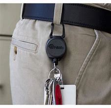 Image result for Locking Retractable Key Chain