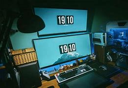 Image result for Normal and Vertical Monitor Setup