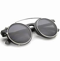 Image result for Round Clip On Sunglasses