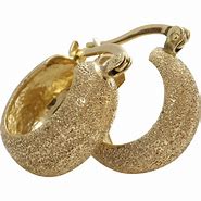 Image result for Real Gold Hoop Earrings