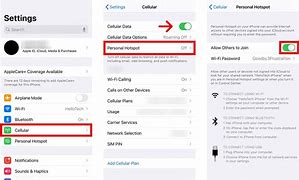 Image result for iPhone SE Mobile Hotspot Settings
