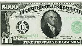 Image result for 1000 Bill Us Currency