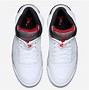 Image result for Air Jordan 5 White