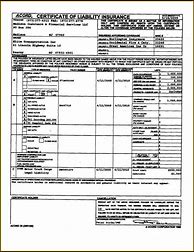 Image result for Free Printable Acord Form 126